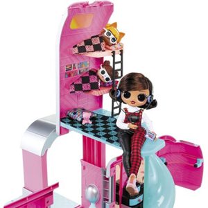 اسباب بازی ماشین 4 در 1 LOL Surprise سری OMG مدل Glamper Fashion Camper _اسباب بازی عروسک دخترانه